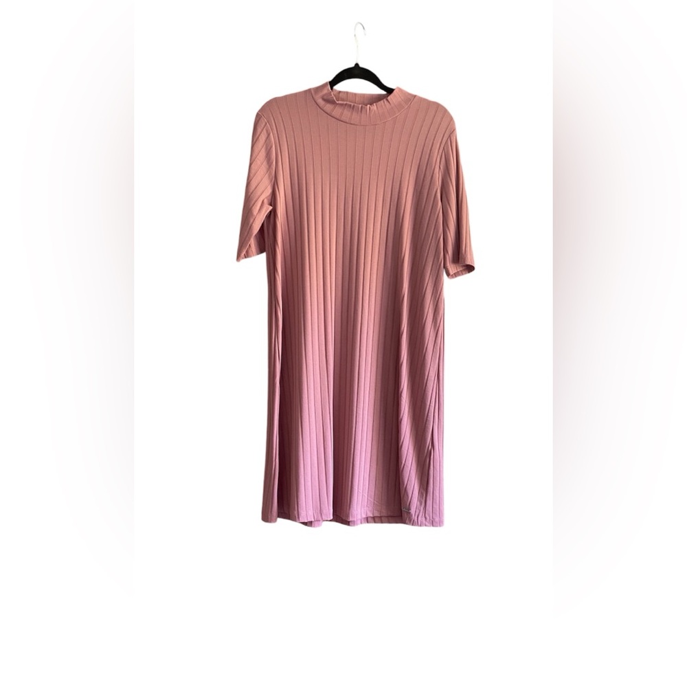Tom Tailor Ribbed Mock Turtleneck Dress